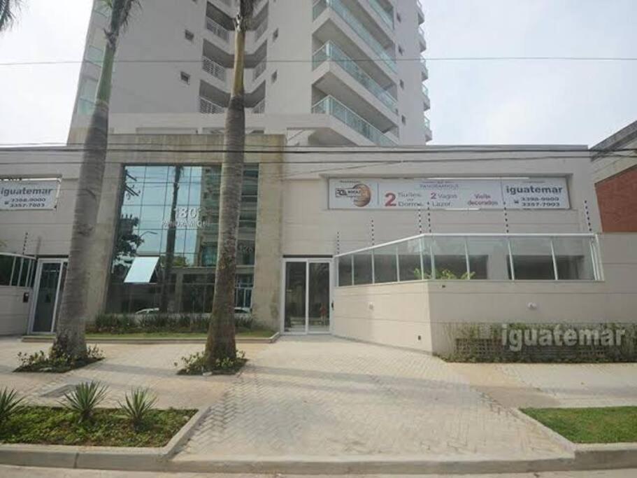 Apto Com Vista Para O Mar Com 2 Vagas - غوارويا المظهر الخارجي الصورة